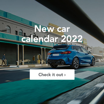 New car calendar 2022