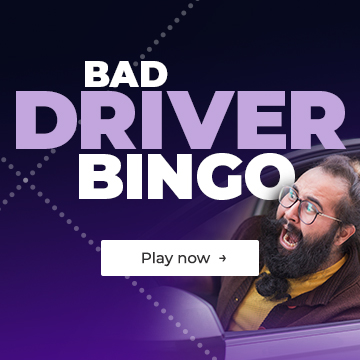 Bad Driver Bingo